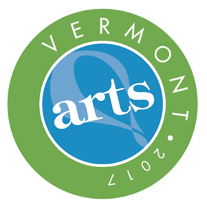 Vermont Arts Council's VTArts2017 circular logo 